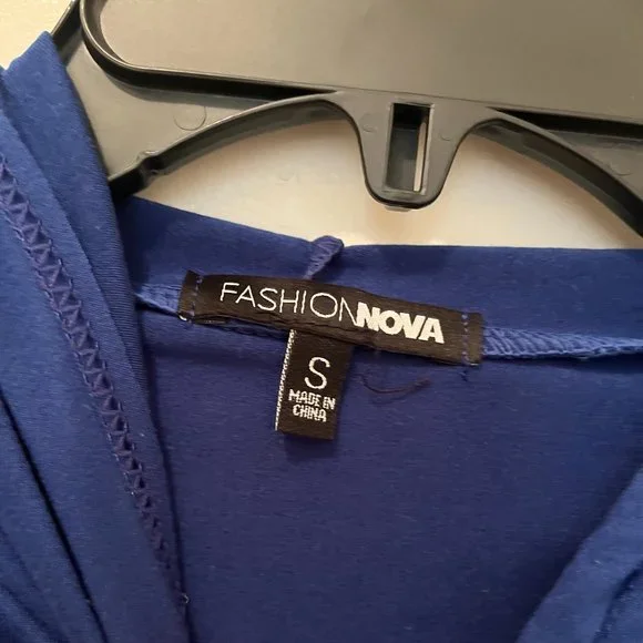 Fashion Nova: Matching Hoodie & Legging Set, Color: Royal Blue, Size: Small - Picture 7 of 8